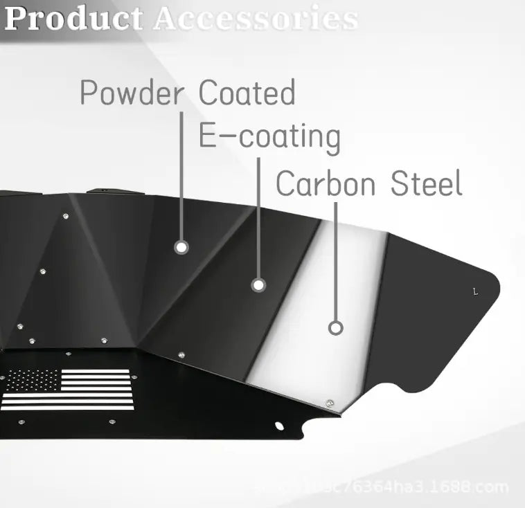 North America Best-Selling Rear Mud Flaps for Jeep JK/JKU 07-18