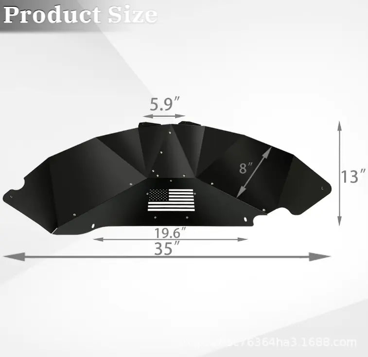 North America Best-Selling Rear Mud Flaps for Jeep JK/JKU 07-18