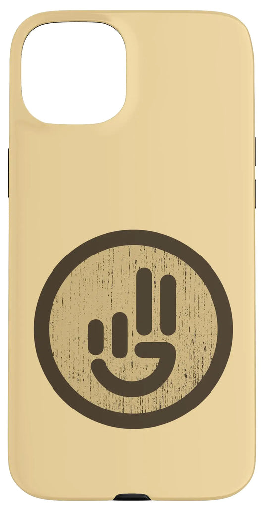 iPhone 15 Plus Jeep Wave Brown Distressed Case