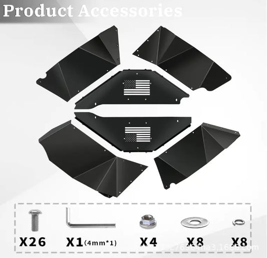 North America Best-Selling Rear Mud Flaps for Jeep JK/JKU 07-18