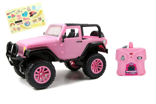 Jada Toys GIRLMAZING Jeep R/C Vehicle (1:16 Scale) Pink Standard